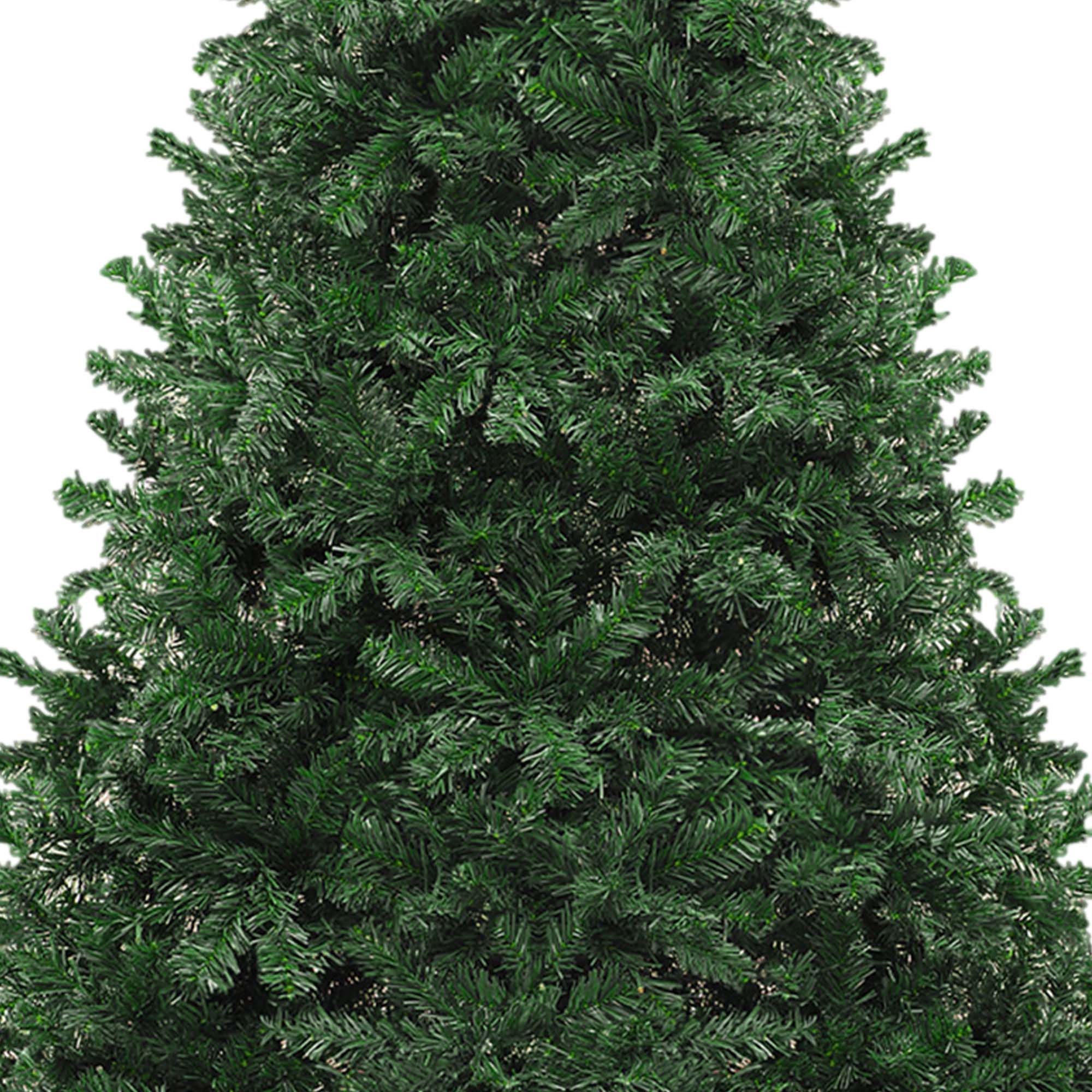 Sapin de Noël Artificiel 274cm Green Balconera 2028 Branches, avec Support en Métal Pliable, Décoration de Fête, Montage Rapide - 8