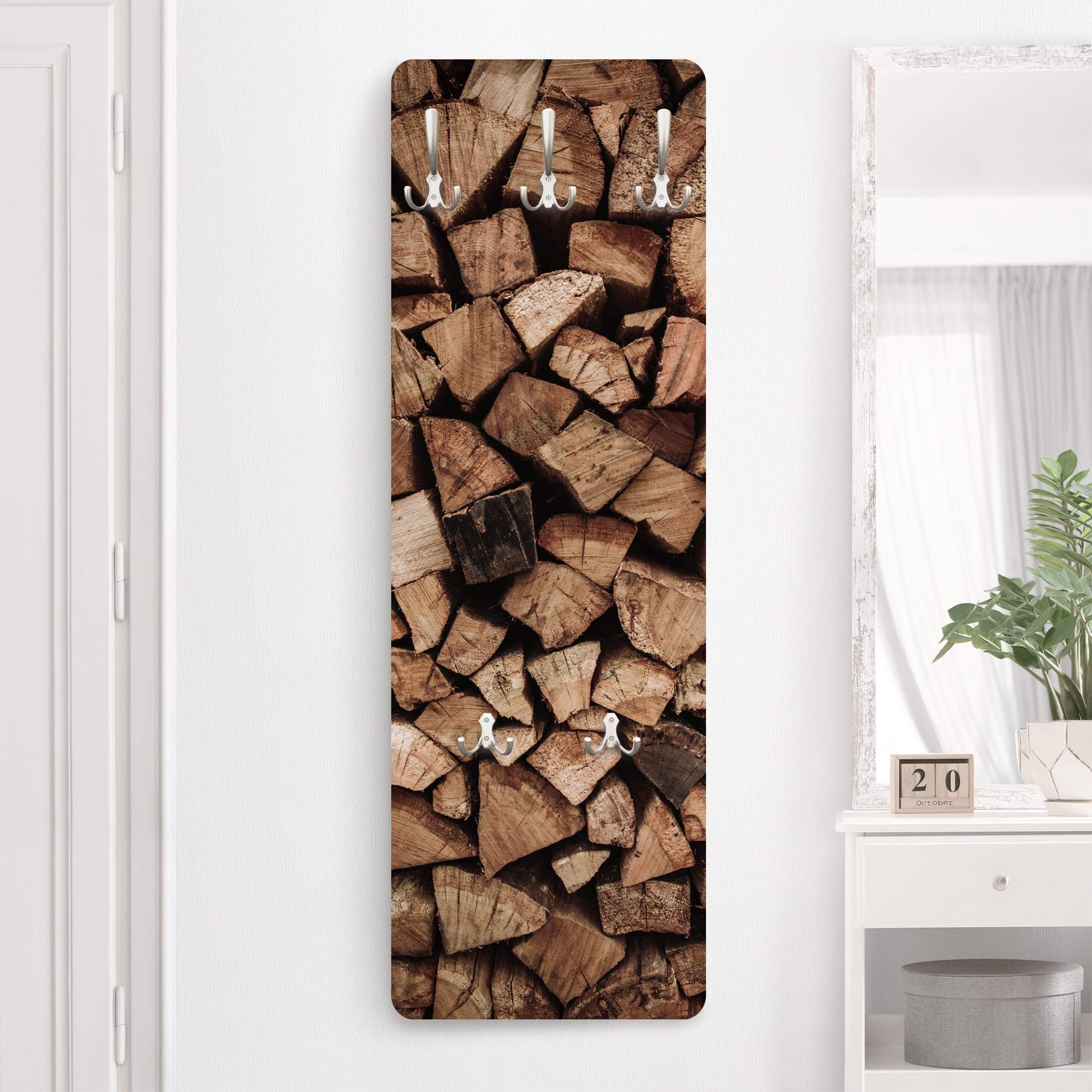 Perchero de pared motivo percha de pared madera perchero recibidor