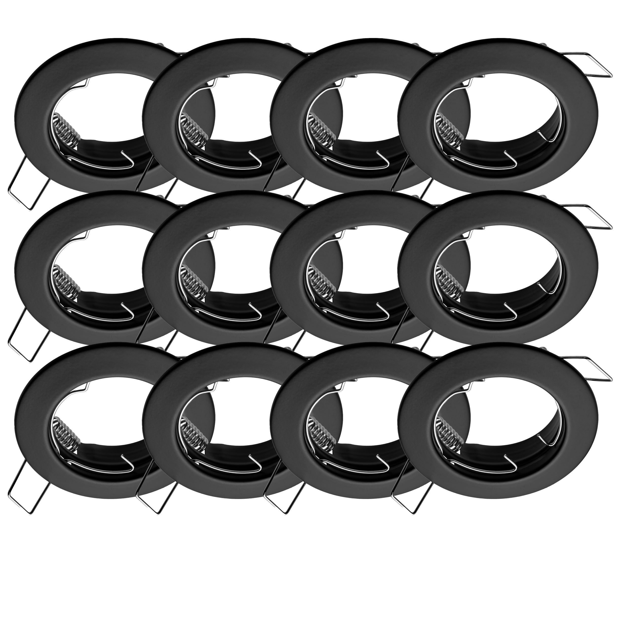 Oktaplex Sedan Set de 12 spots encastré pour GU10 ampoules et modules ...