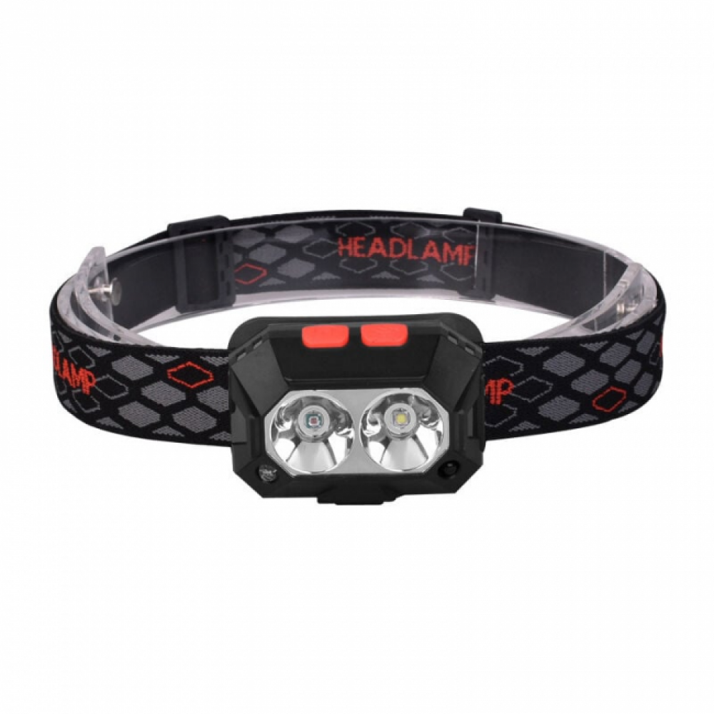 Lampada frontale a LED torcia frontale USB ricaricabile con sensore di movimento modalità di illuminazione impermeabile zoomabile luci LED | Leroy Merlin