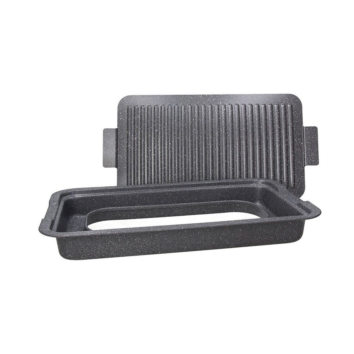 Tognana Griglia Rettangolare 27x22cm – Rivestimento 9 Strati, Resistente 100.000 Cicli, PFOA Free, Manico In Bachelite