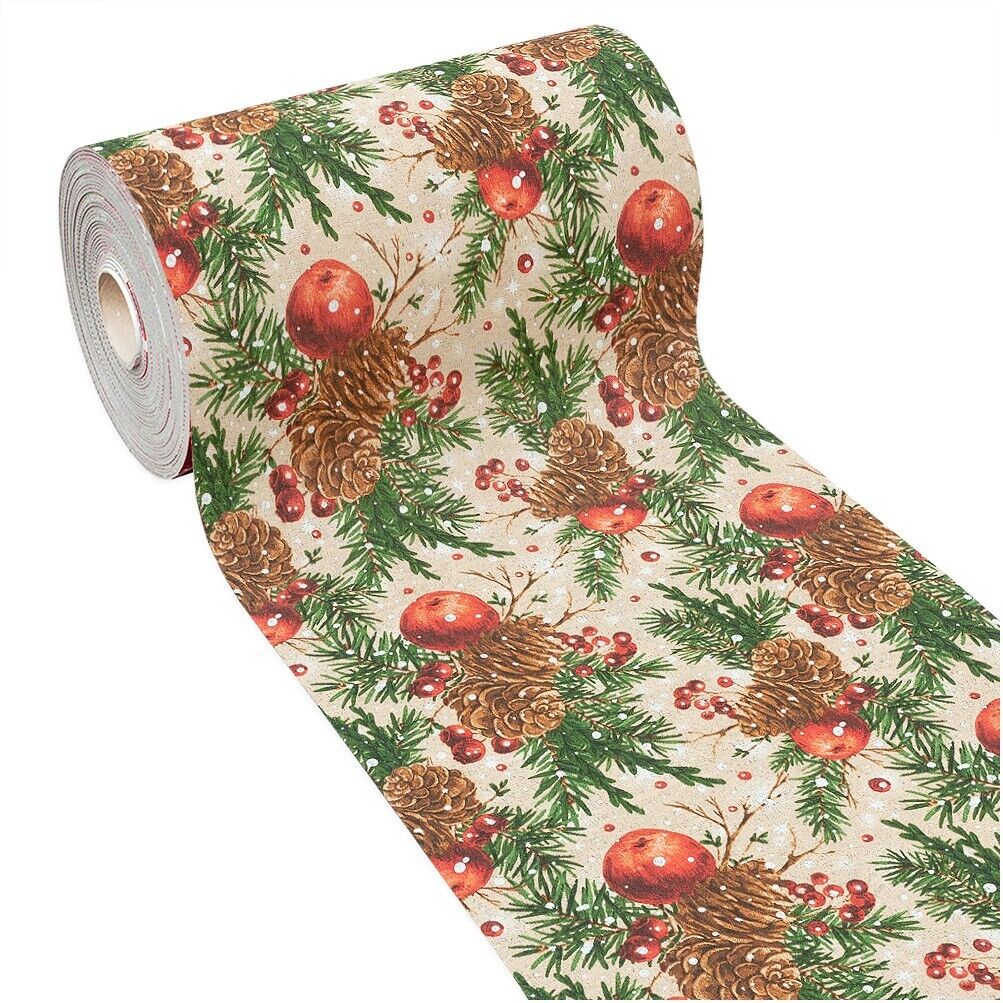Tapis De Cuisine Noël - Ensemble 3 Pièces (47x16 Et 24x16 Pouces), Absorbant Antidérapant, Décoratif
