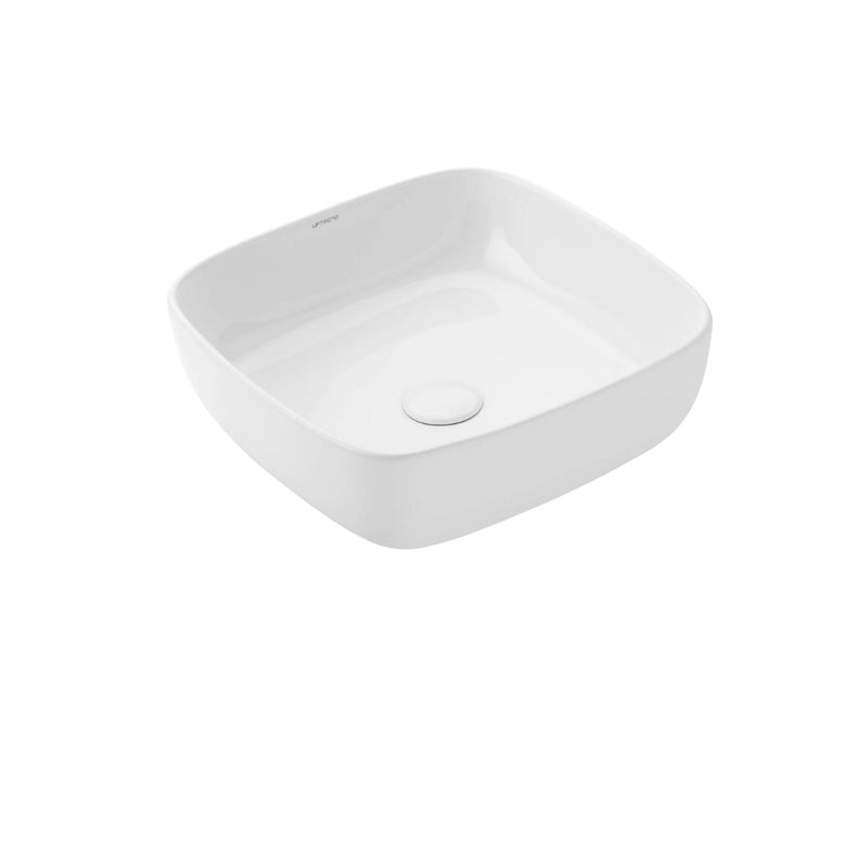 Umywalka nablatowa Uptrend HARMONY Square biały połysk 1 szt.