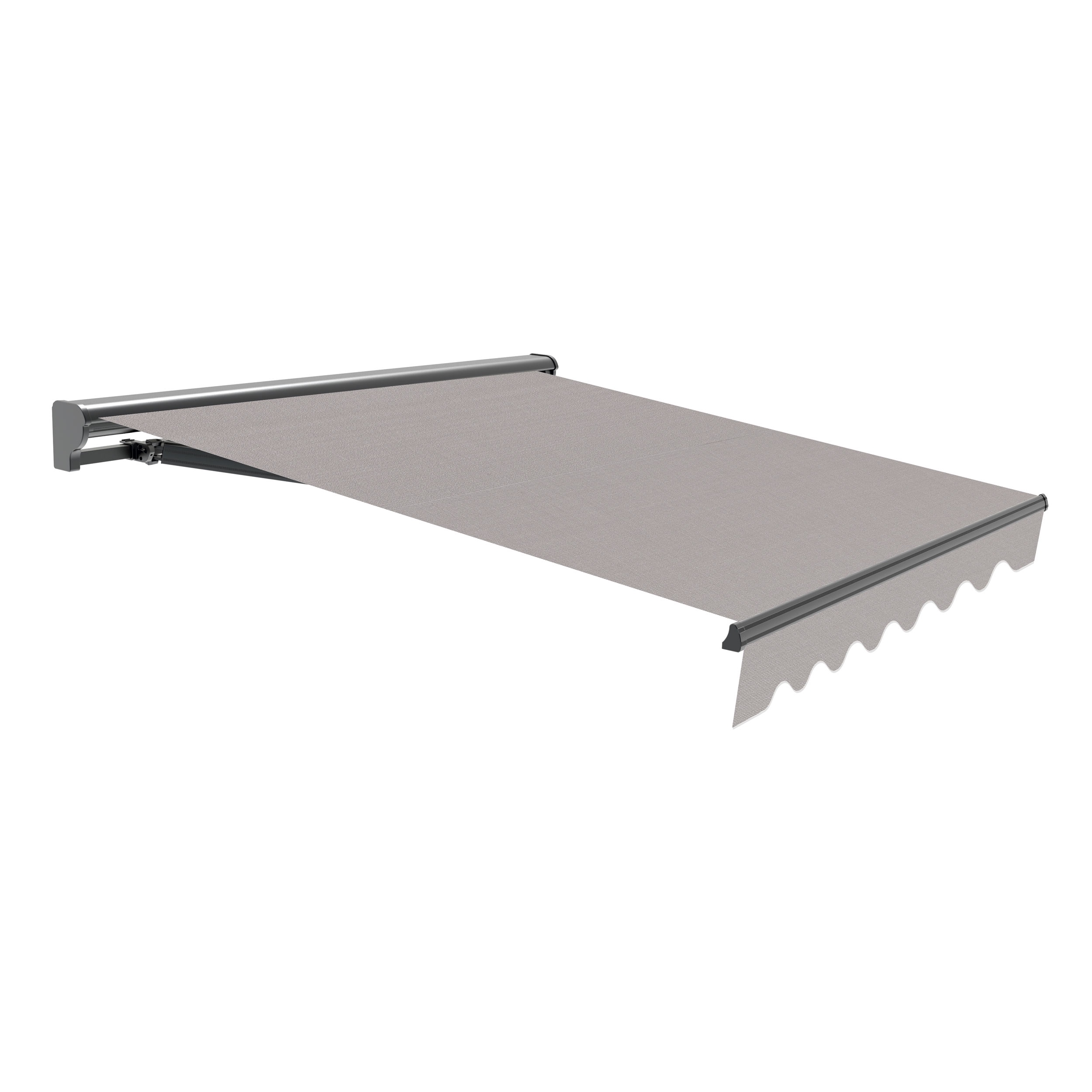 Store banne motorisé 3x2,5m Gris Polyester SemiCoffre — free download