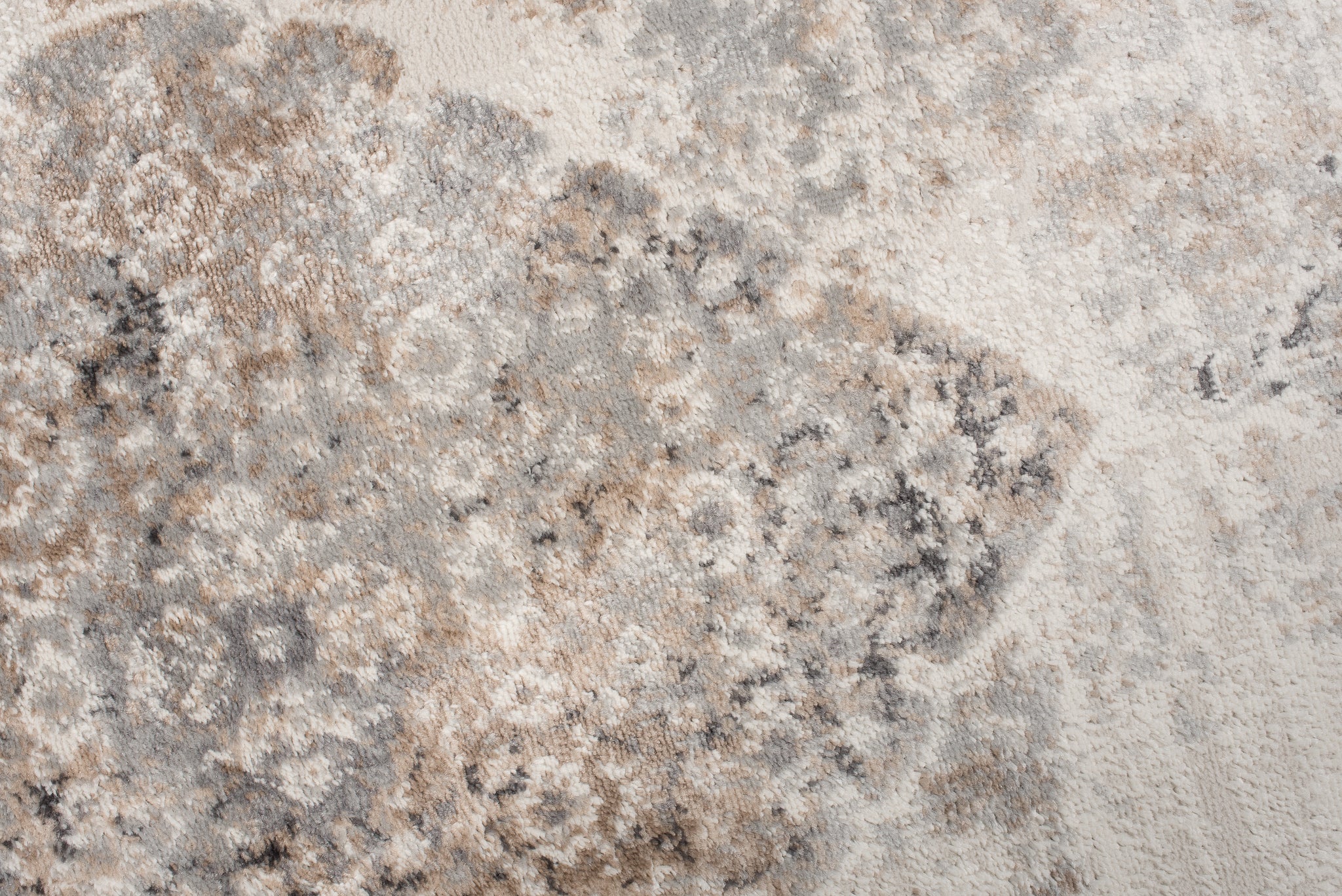 TAPISO Valley Tapis Salon Chambre Vintage Gris Beige Doux Fin 300x400 - 4