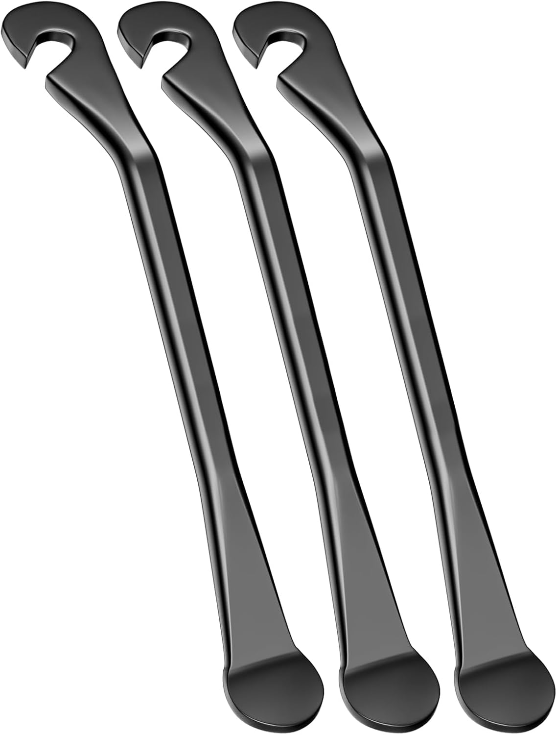Levier De Pneu Vélo - Lot De 3 En Acier Inoxydable - 12 Cm - Outil De Démontage De Pneu - 13