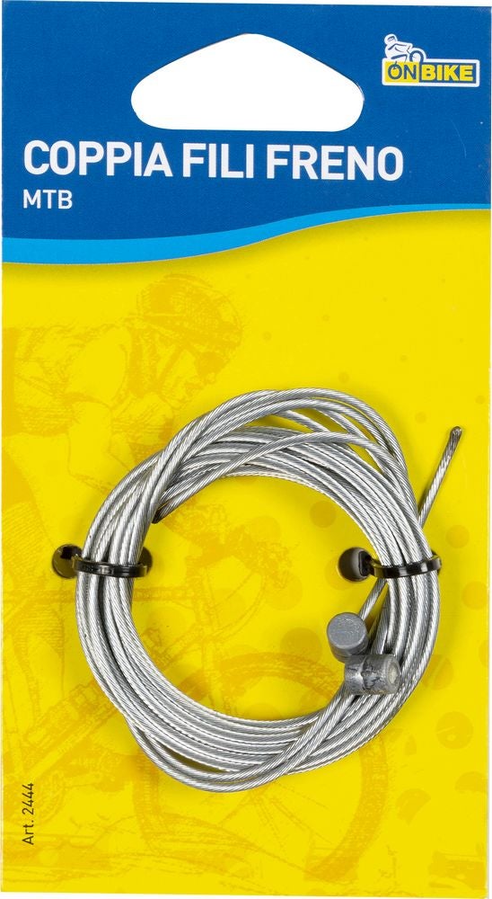 FILO CAVO FRENO FRENI PER BICI BICICLETTA ANTERIORE MTB ATB 85CM COPRI FILO
