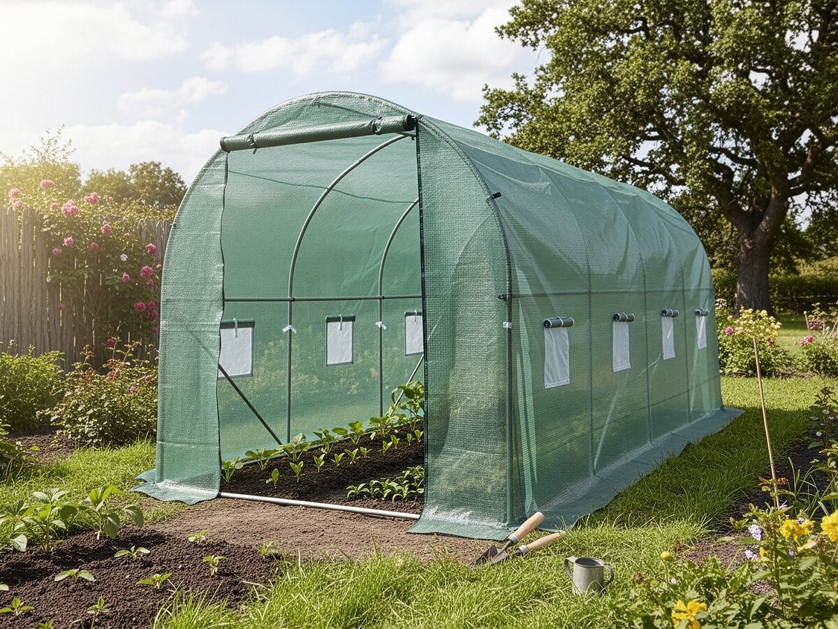 Serre tunelle de jardin 4,5 x 2 m 