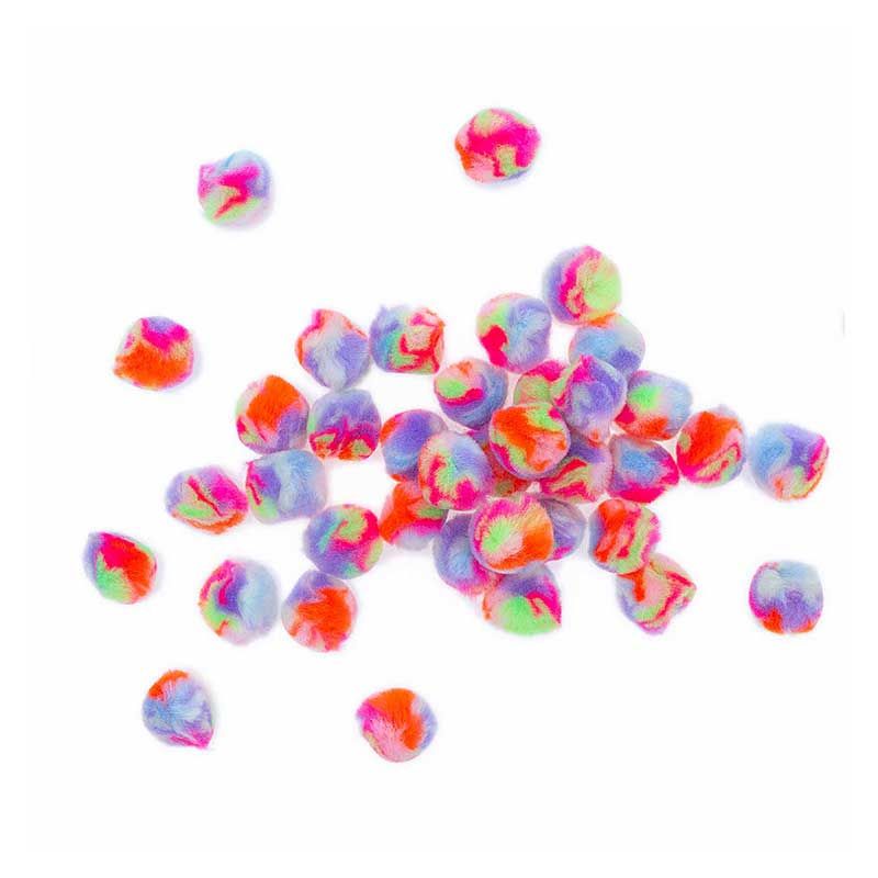 Pack De 100 Pompons Multicolor - Rico Design | Les Ciseaux Magiques