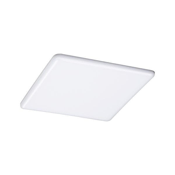 Plafon kwadratowy VELUNA LED 21W Ciepła biel 2400lm satyna wym: 1 x 21,5 x 21,5 cm IP44 Paulmann