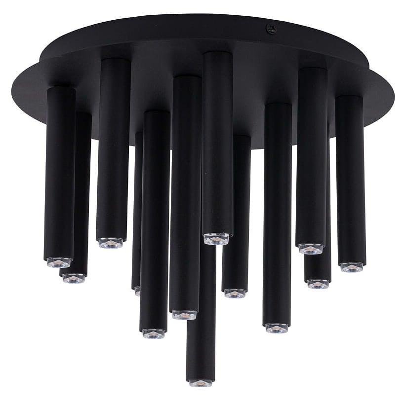 Plafon Stalactite okrągły czarny 13xG9x10W wym: 28 x 34 cm IP20 metal Nowodvorski Lighting