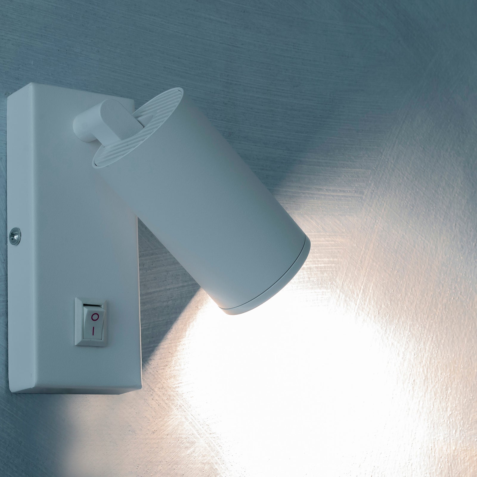 Spot de lecture LED 8W GU10 applique ORIENTABLE lumière 360 degrés lampe de chevet lampe de table hôtel bureau 230V BLANC - 2