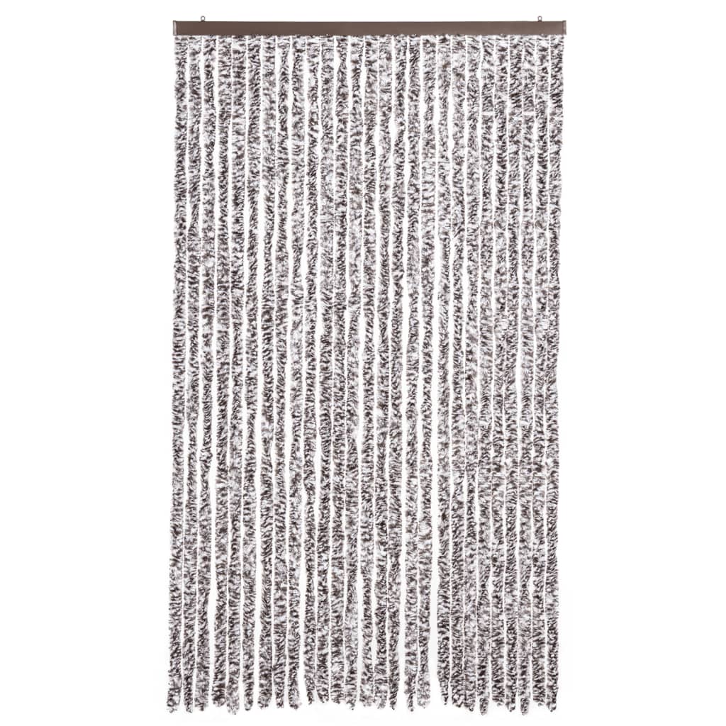 Moustiquaire | Rideau anti-moustique marron et beige 118x220 cm chenille CFW72570 - 3