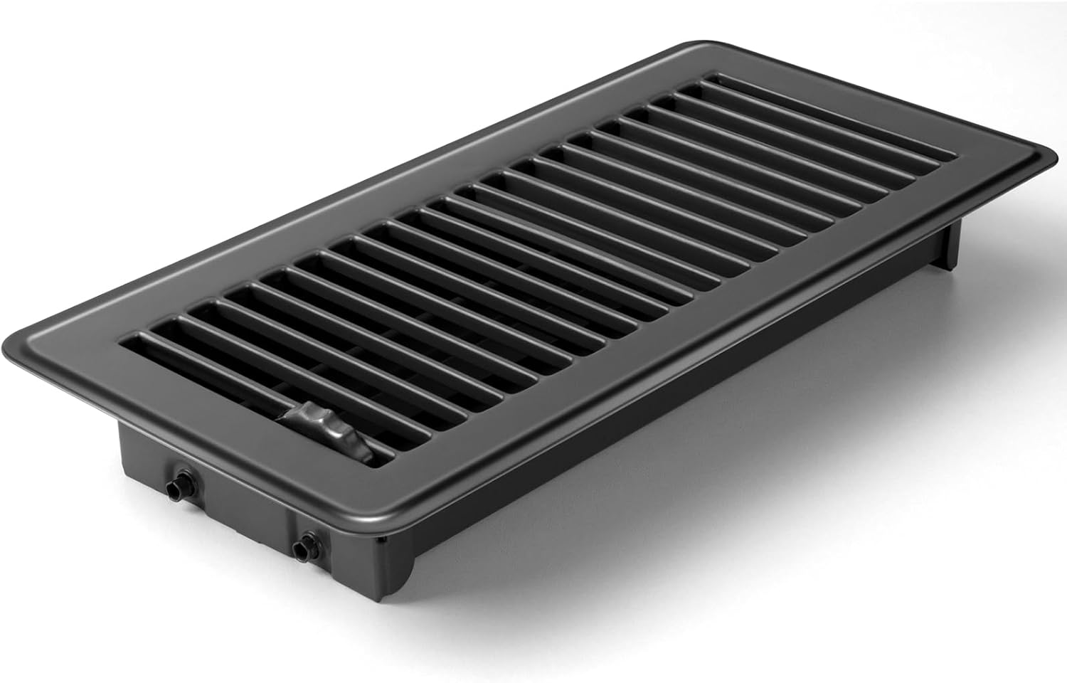 Grille d'aération de sol 4" x 10", couvercle pour murs et sols, noir — free download