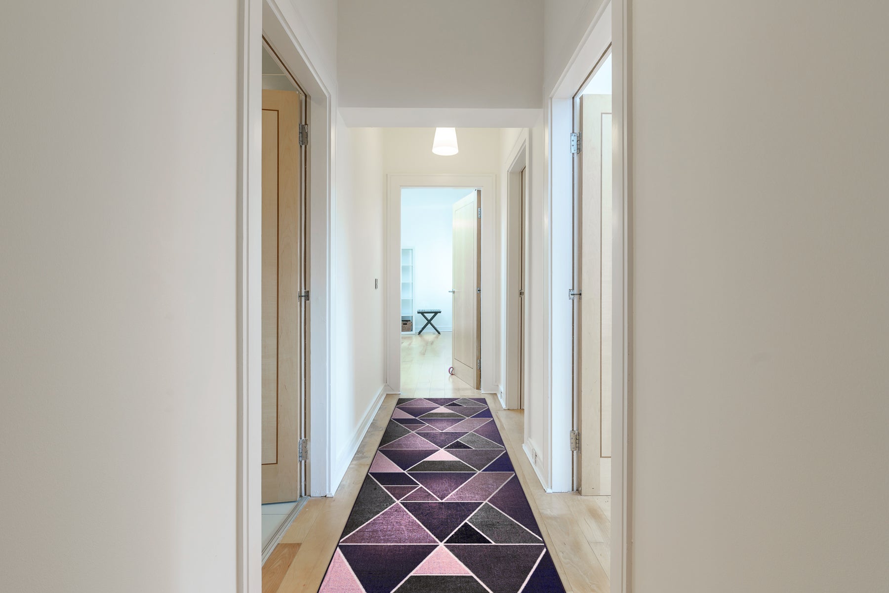 Traversa anti-alunecare TRIANGLE gumă violet 100 cm 100x290 cm | Leroy ...