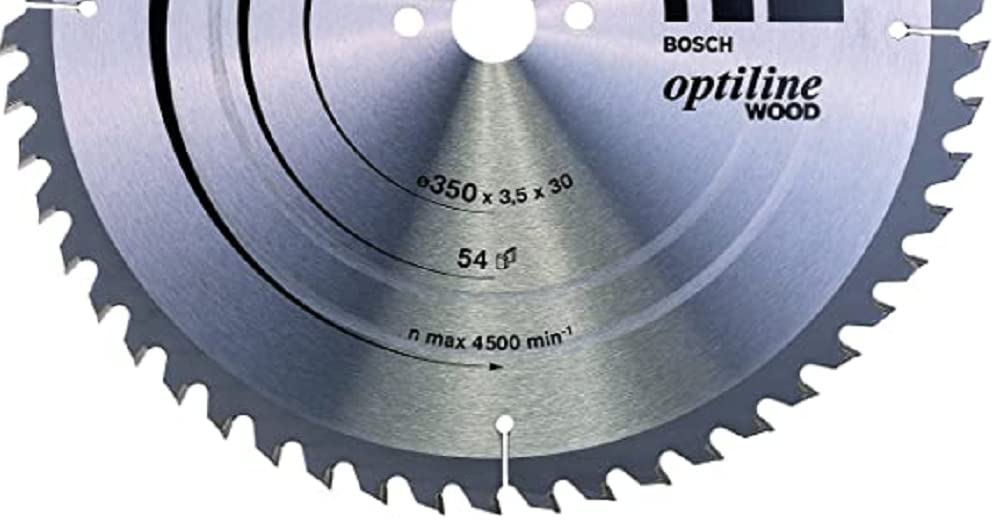 Tarcza do piły tarczowej BOSCH Optiline Wood 350 mm Stal SK5 hartowana - 6