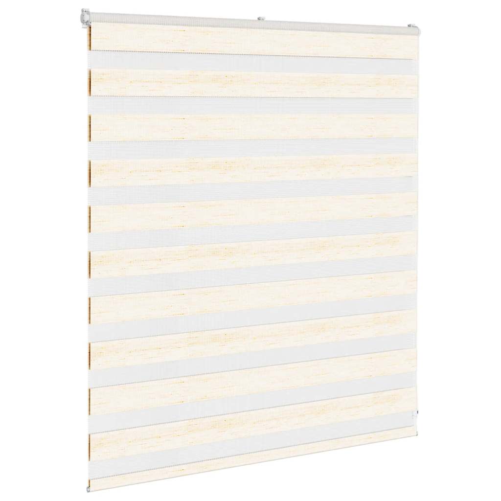 Estor cebra beige mármol tejido ancho 115,9 cm poliéster - 3
