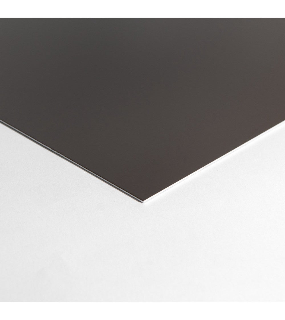 Bande de rive Marron, RAL 1247, épaisseur 1 mm, 1 pli retour 2,5 cm , Largeur 22 cm , Longueur 140 cm - 4