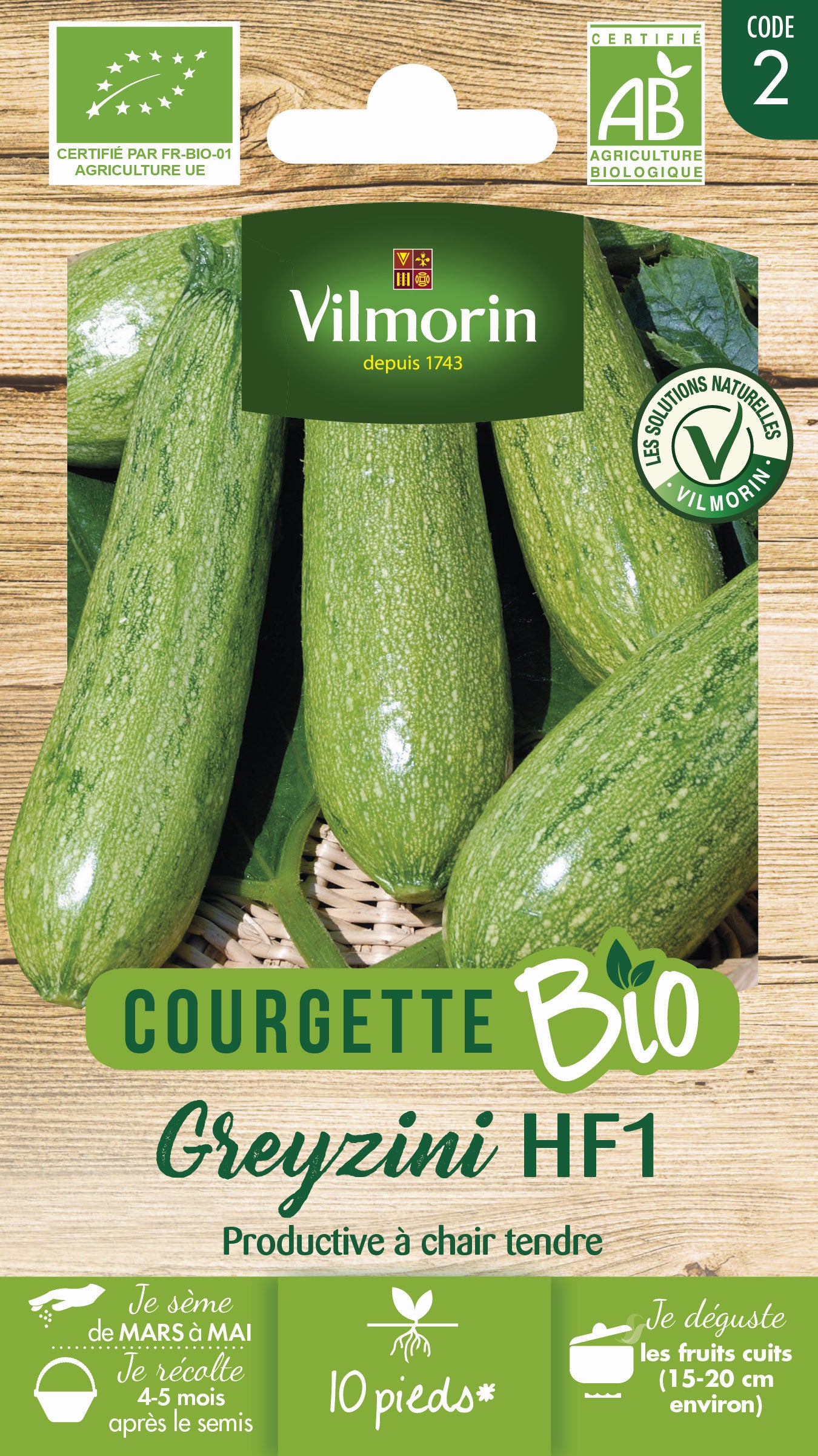 Courgette Greyzini - BIO | Leroy Merlin