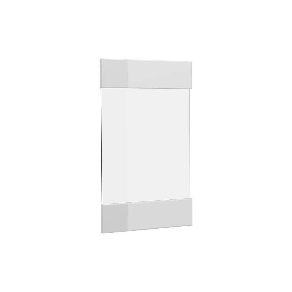 Vicco Front kuchenny R-Line, Biały wysoki połysk, 39.6 x 59 cm front meblowy do szafki wiszącej z witryną