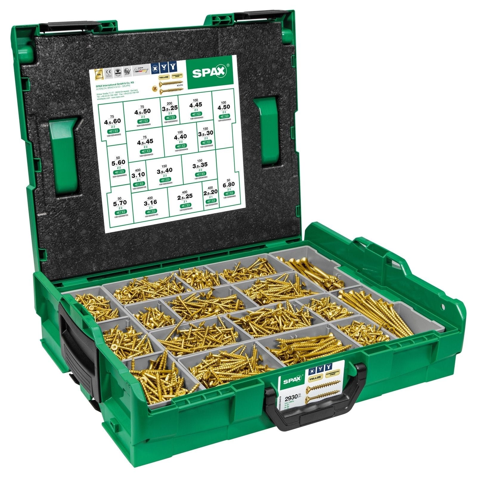 Spax Pozi GIALLO Viti Per Legno Con Svasatura-diverse Dimensioni - Foto 2