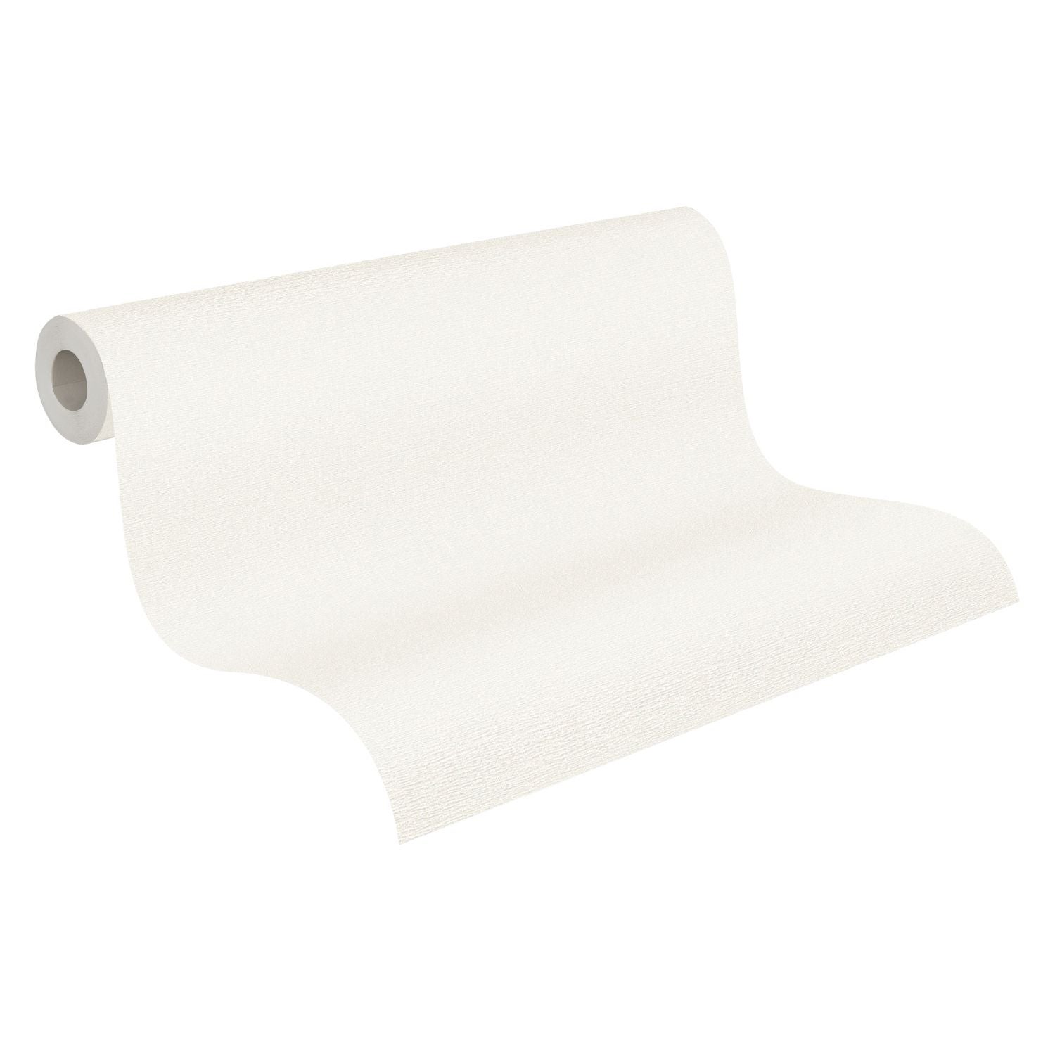Tapeta zwykły białym - 53 cm x 10.05 m - A.S. CRÉATION