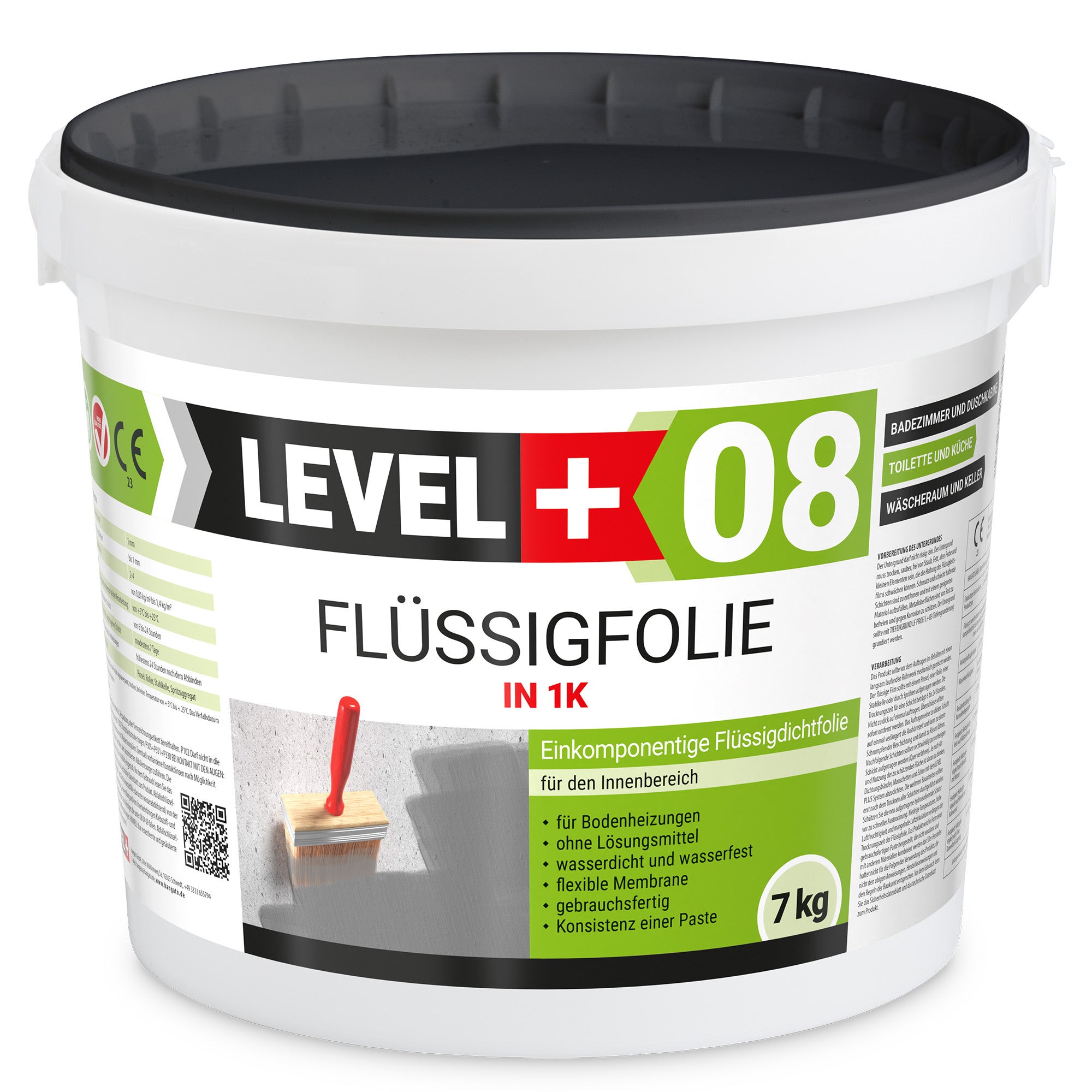 D'étanchéité Film liquide pour salle de bain Membrane d'étanchéité 1K Film d'étanchéité RM08 - 14KG - 2