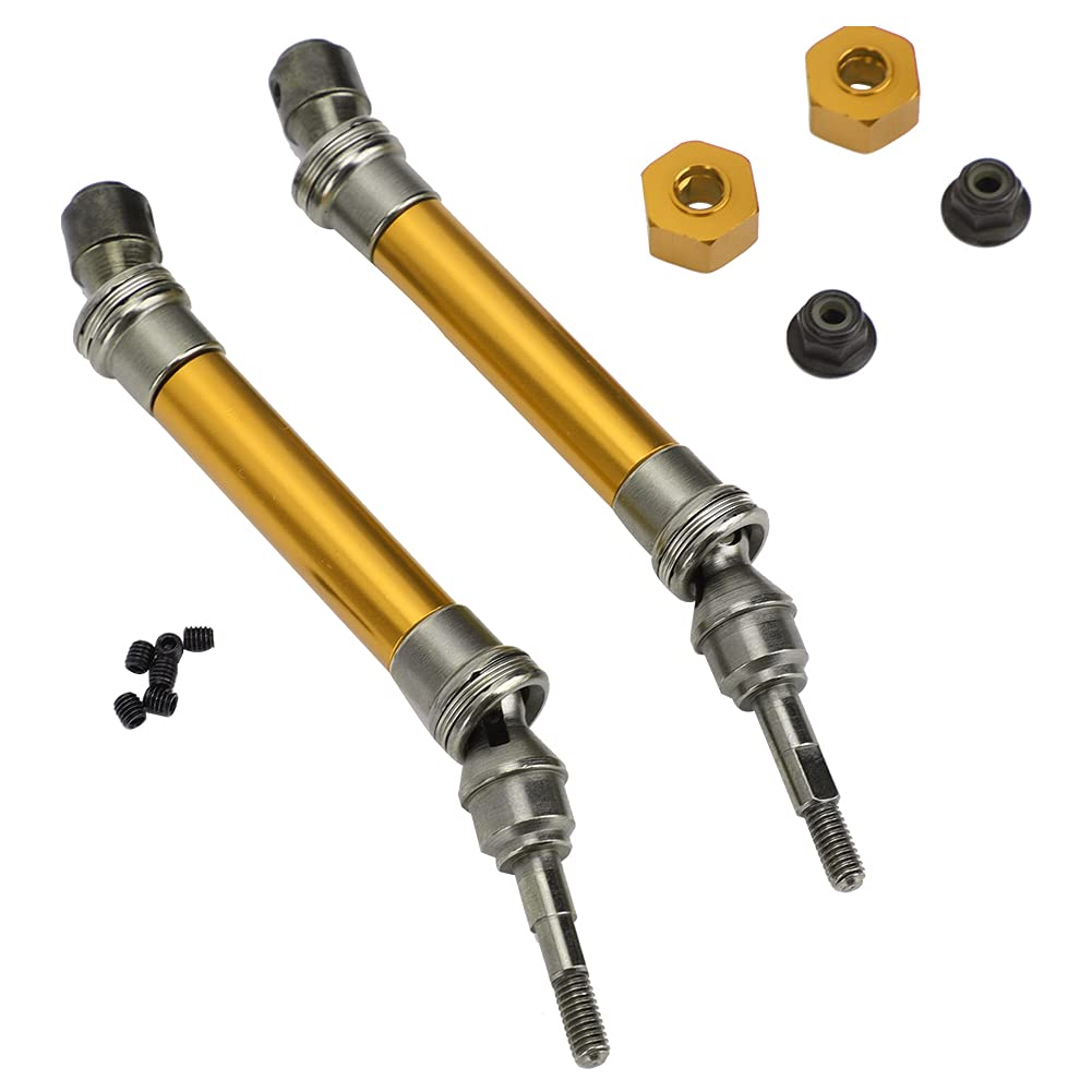 Eje De Transmisión Del Eje Delantero De Acero, 2 Piezas Eje De Transmisión Del Eje Delantero Del Eje Delantero Del Coche Rc Delantero De Acero Metalico Pieza De Actualizacion Del Coche Rc Fiabilidad Excepcional