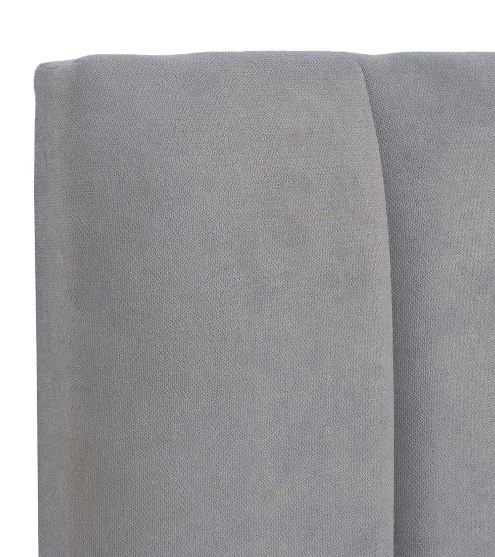 Cabecero cama 150 cm AMEX, cabecero apto camas de 150 cm en tela suave Gris - 4