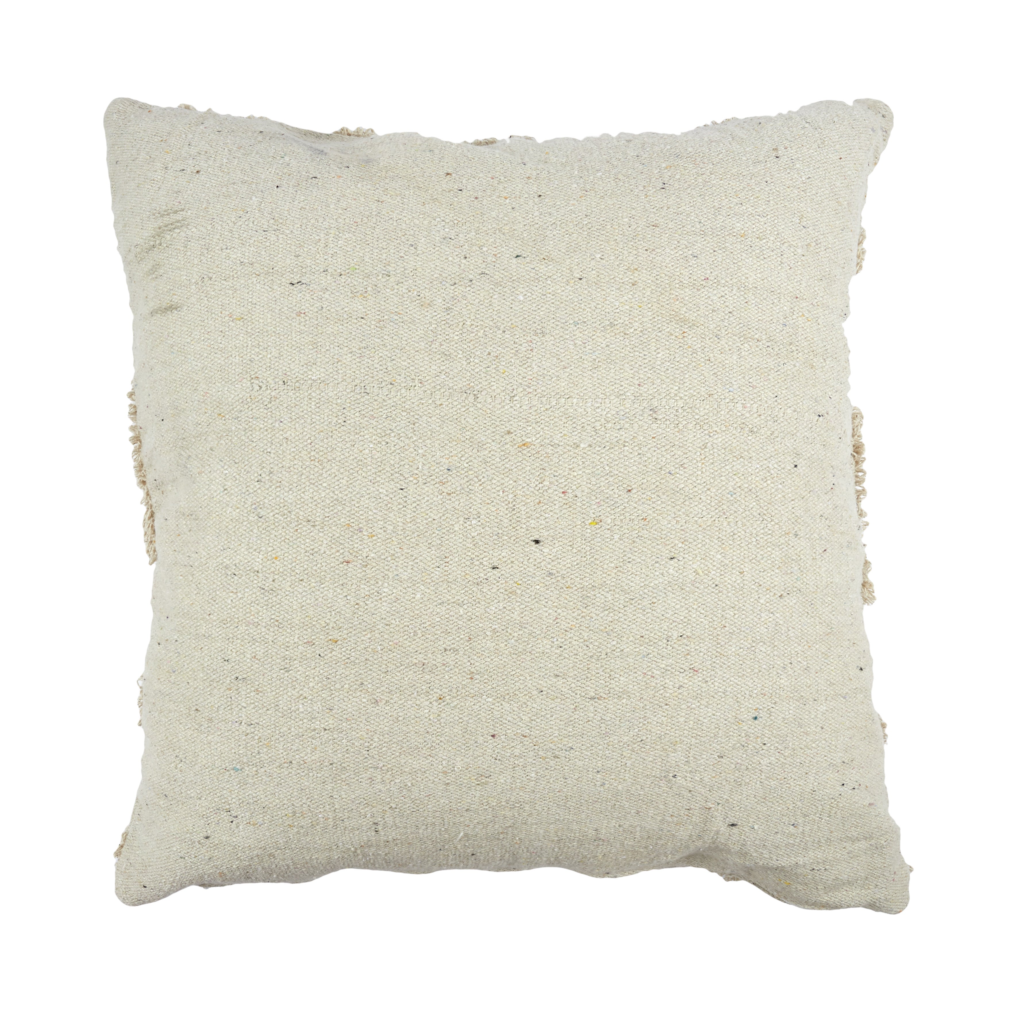Coussin - Home Deco Factory - Ethnique - Relief Losange - Beige - 2