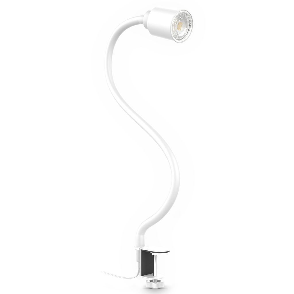 Lampe De Bureau à Pince Et Bras Pivotant BRILONER - LED GU10 Max 9W - Noire - Design Moderne