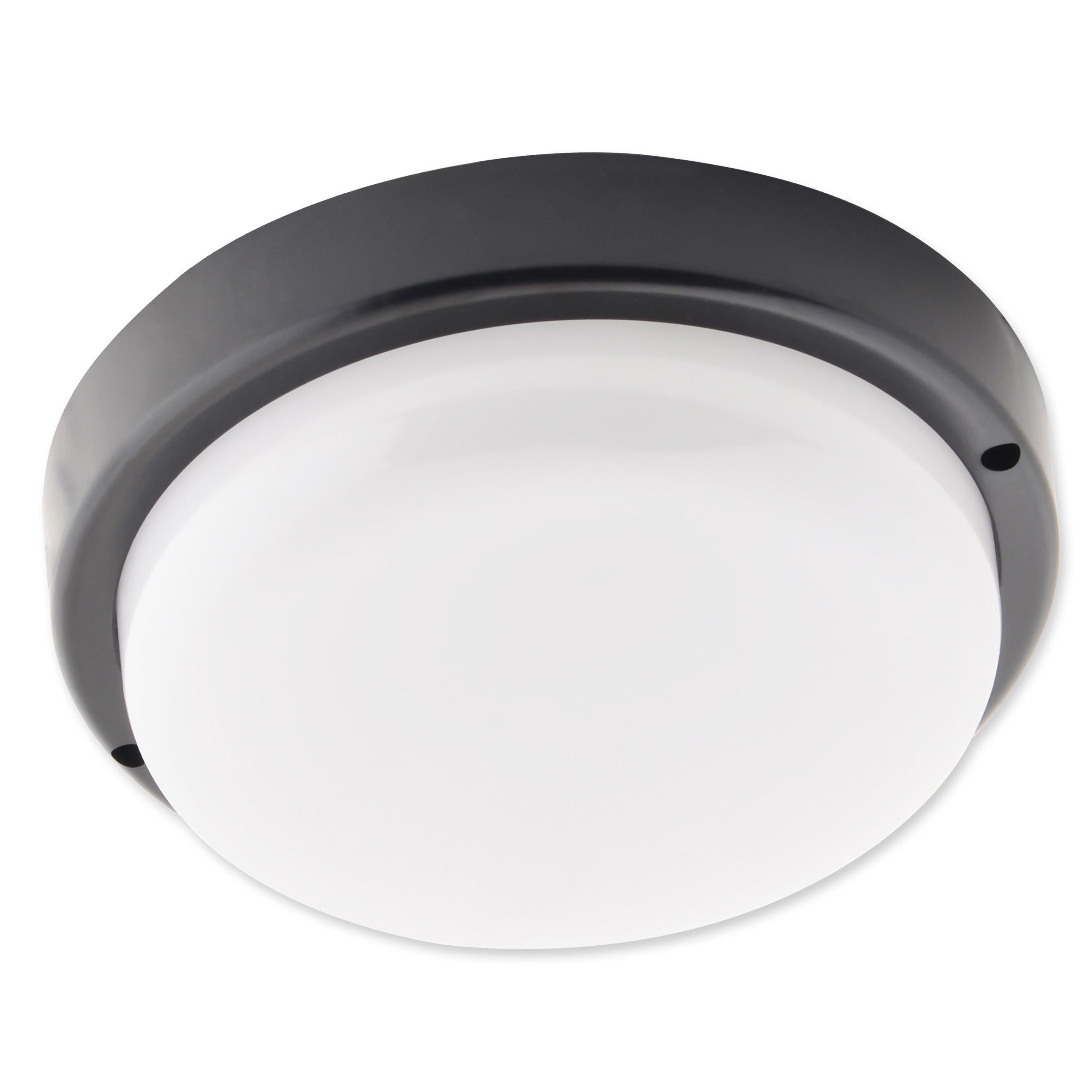 Plafon z czujnikiem ruchu LED Maks 12W 15,5cm IP54 neutralna biel 4000K czarny lampa MasterLED