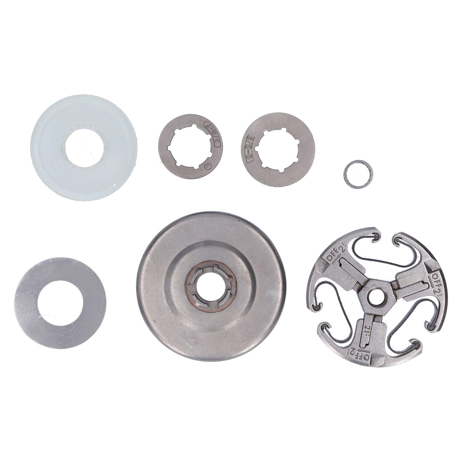 Zestaw łożysk bębna sprzęgła 3/8" pasujący do Husqvarna 61 66 162 266 268 272 ZAPISZ OD SINGERA