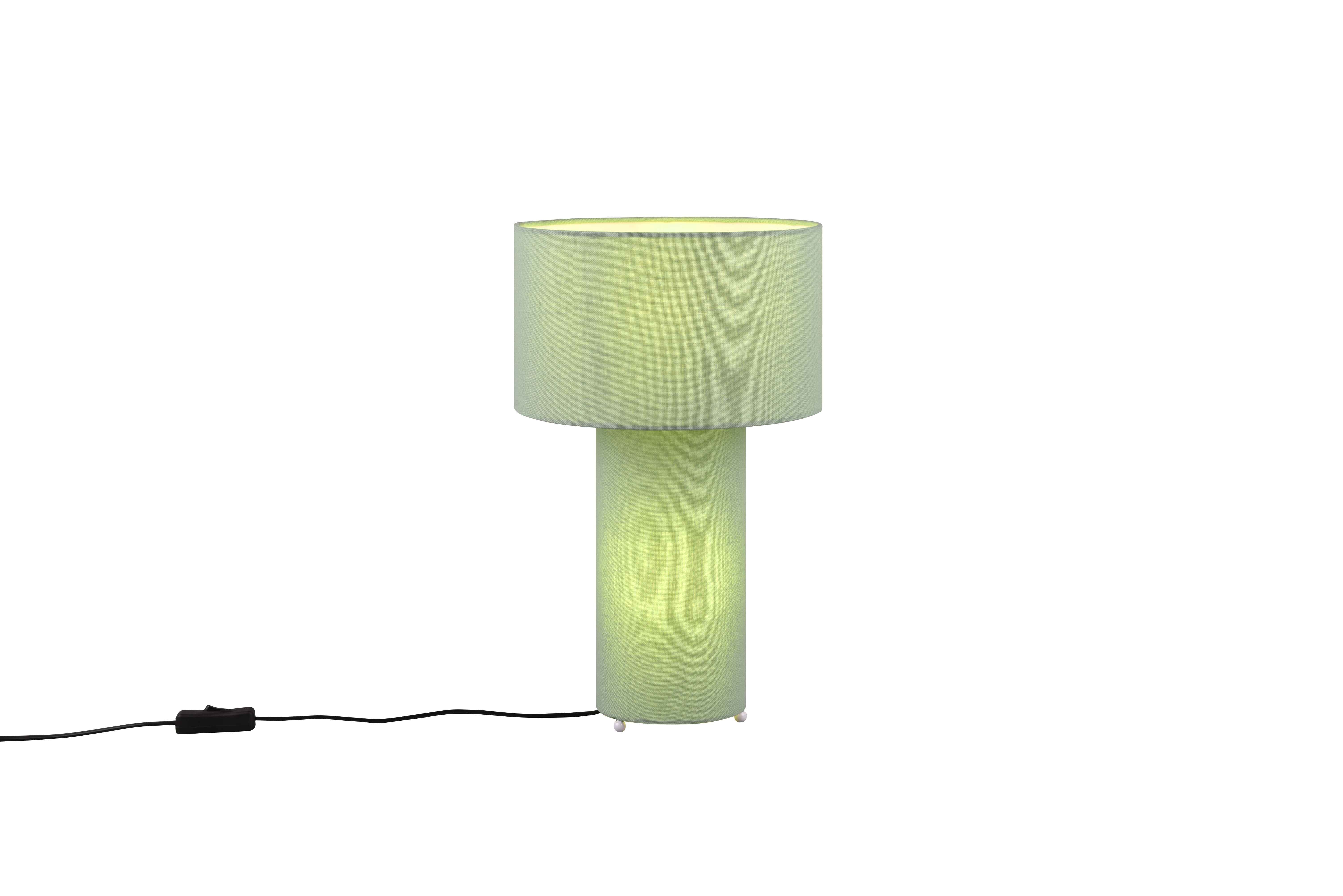 Lampa stołowa Bale zielony pistacjowy 2xE27x10W tkanina wym:40x24x24cm IP20 Trio