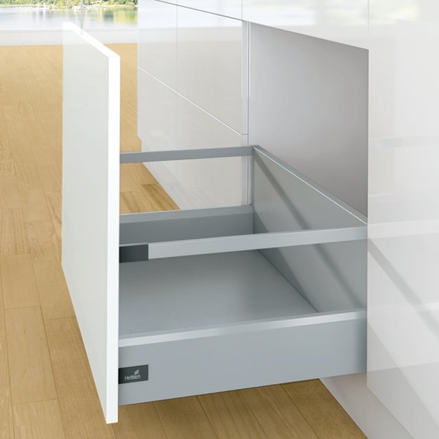 Kit arcitech 126 avec bandeaux hauteur 282 - Décor : Blanc - Longueur : 270 mm - HETTICH