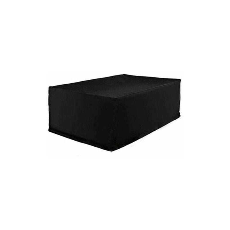 Perel Housse De Protection Table Jardin Rectangulaire 225 X 105 X 75 Cm – Imperméable, Anti-UV, Gris – Idéale Pour Meubles Extérieurs Jusqu'à 220 Cm