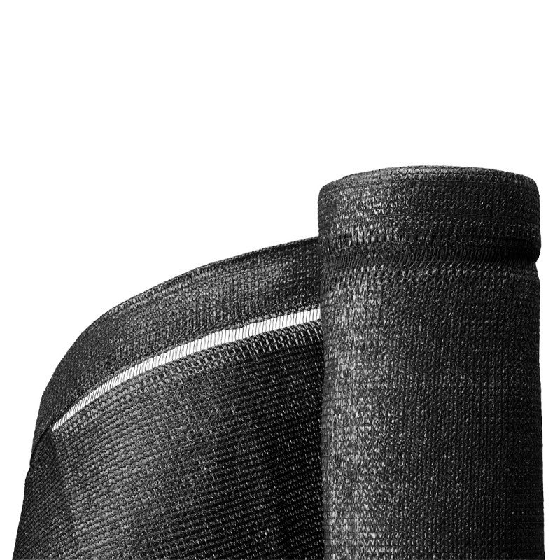 Brise vue toile en rouleau haute densité Occultation très élevée (350gr/m²) H 1m73 longueur 5M - Noir - 2