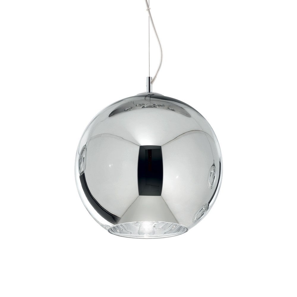 Ideal Lux  Suspension Nemo Métal Chrome 1 Ampoule 55Cm , Leroy Merlin