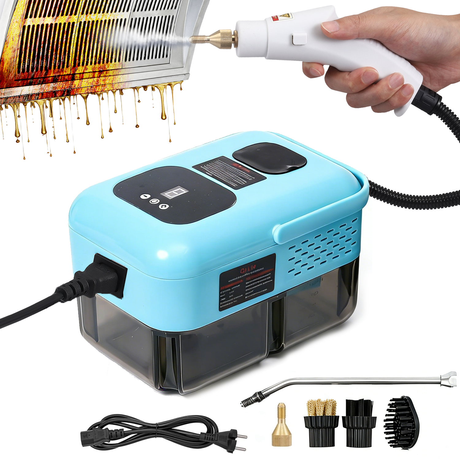 Nettoyeur Vapeur Haute Température Haute Pression, 110V 1600W Nettoyeur