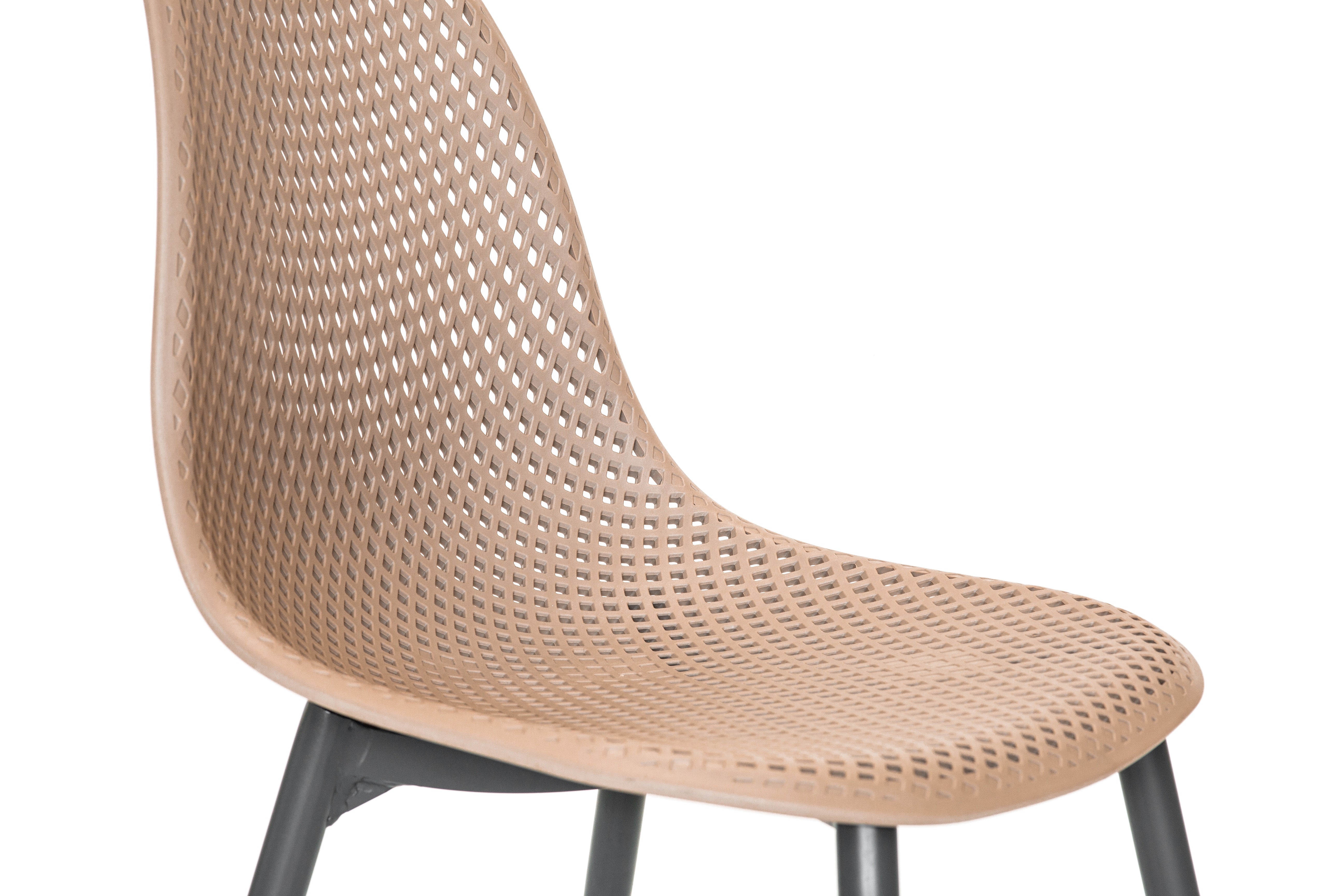 Lot de 2 chaises de jardin Malte taupe JARDILINE - 2