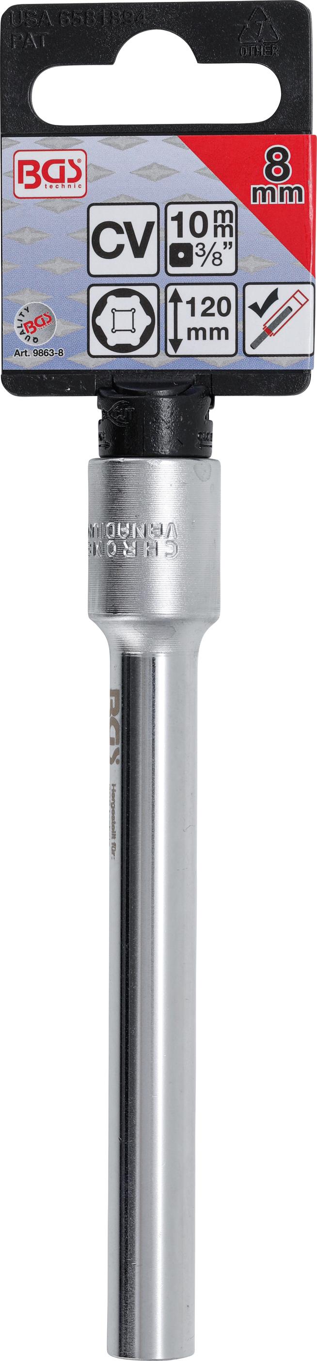 Inserto Esagonale Profondo BGS 7270 – Attacco 1/4" (6,3 Mm), Per SW 11 Mm, Acciaio Cr-Mo, Per Avvitatori