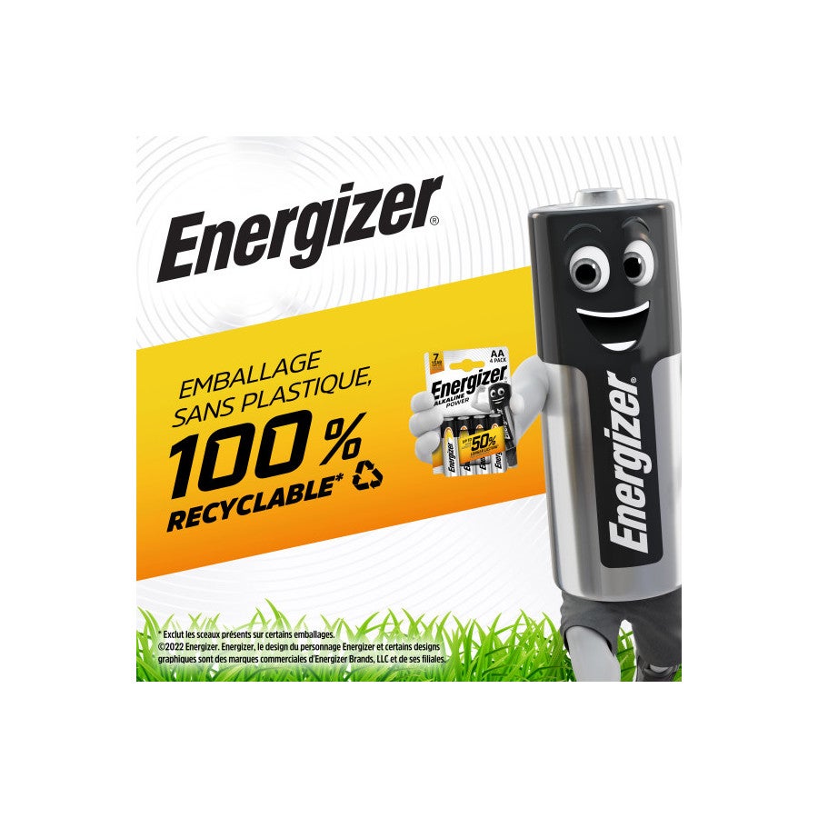 Confezione da 16 batterie alcaline lr6 aa Power, ENERGIZER - 6