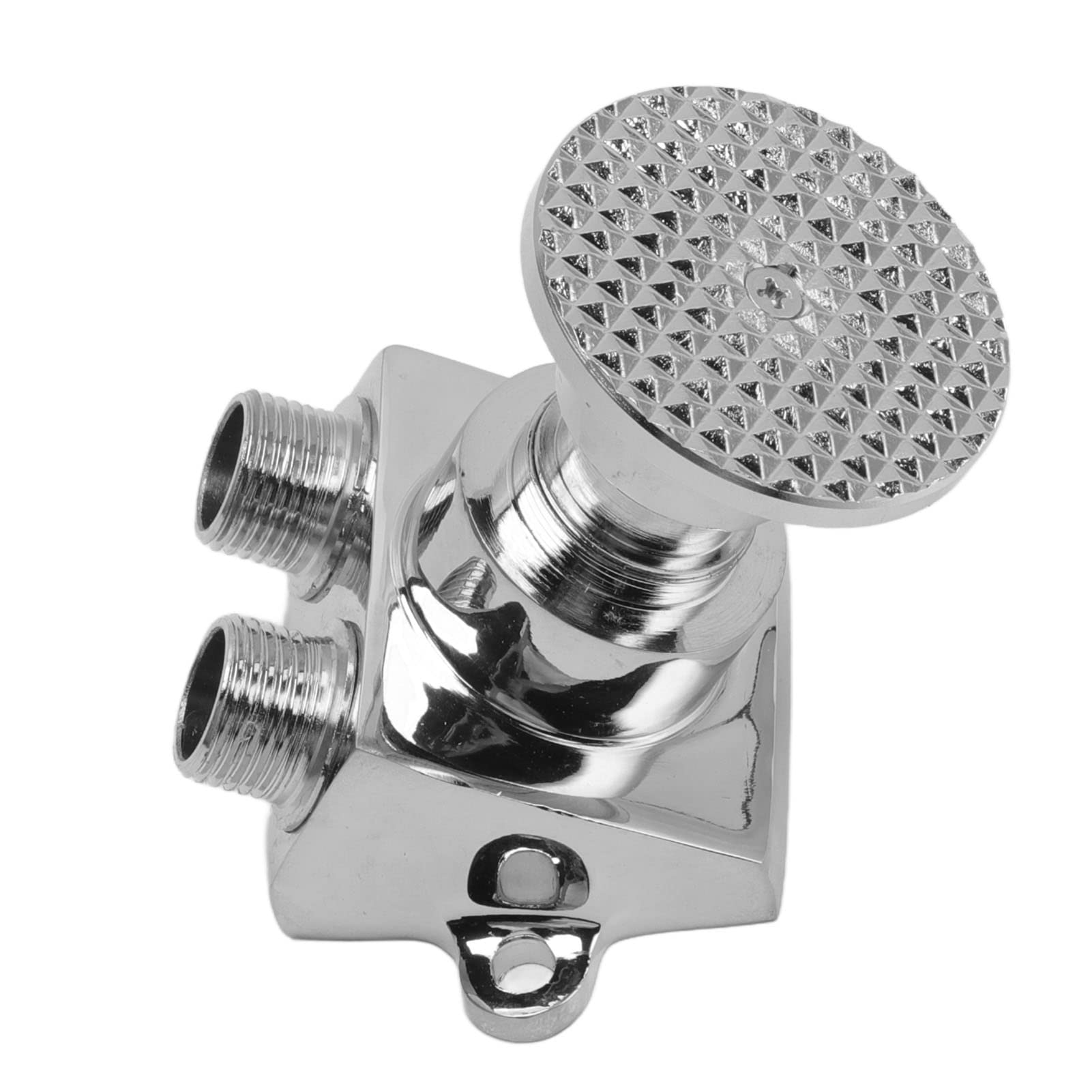 Valve à Pédale En Alliage Simple à Montage Au Sol Argent Valve 'eau