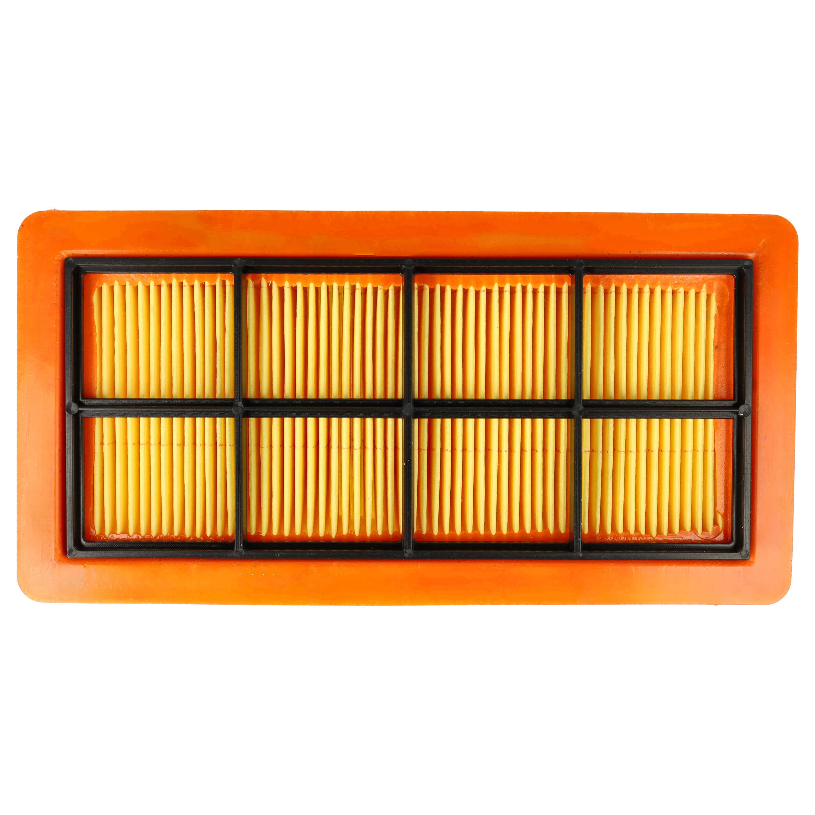 vhbw Filtre plissé plat compatible avec Kärcher AD2, AD 2 Battery, AD 2 Battery Set aspirateur - Élément filtrant - 4