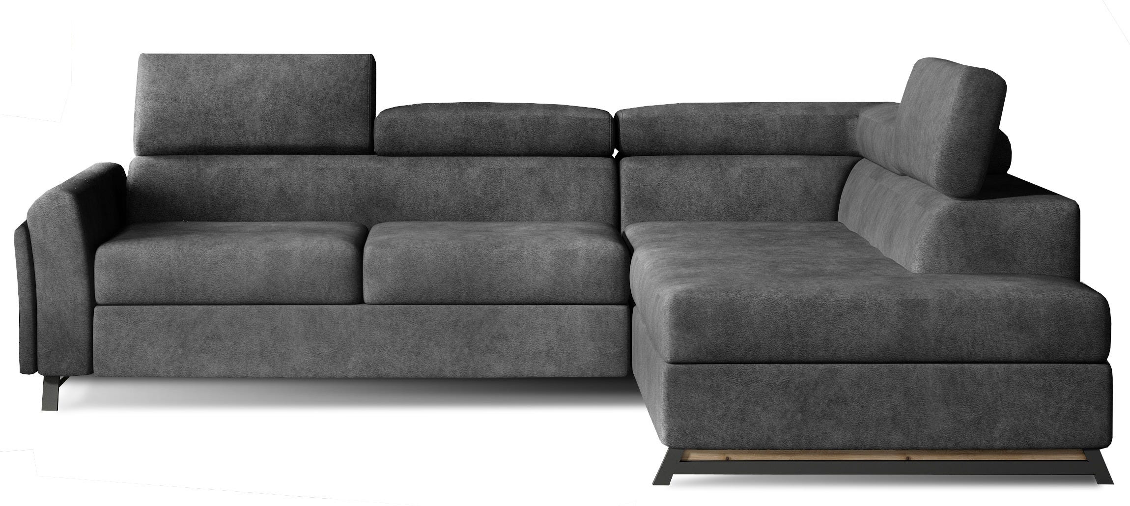 Canapé D'angle OSLO Convertible Avec Coffre Et Poufs En Tissu - Beige, Position Du Rangement Poufs Gauche 84751129 Canapé D'angle OSLO Convertible Avec Coffre Et Poufs En Tissu - Beige, Position Du Rangement Poufs Gauche 84751129
