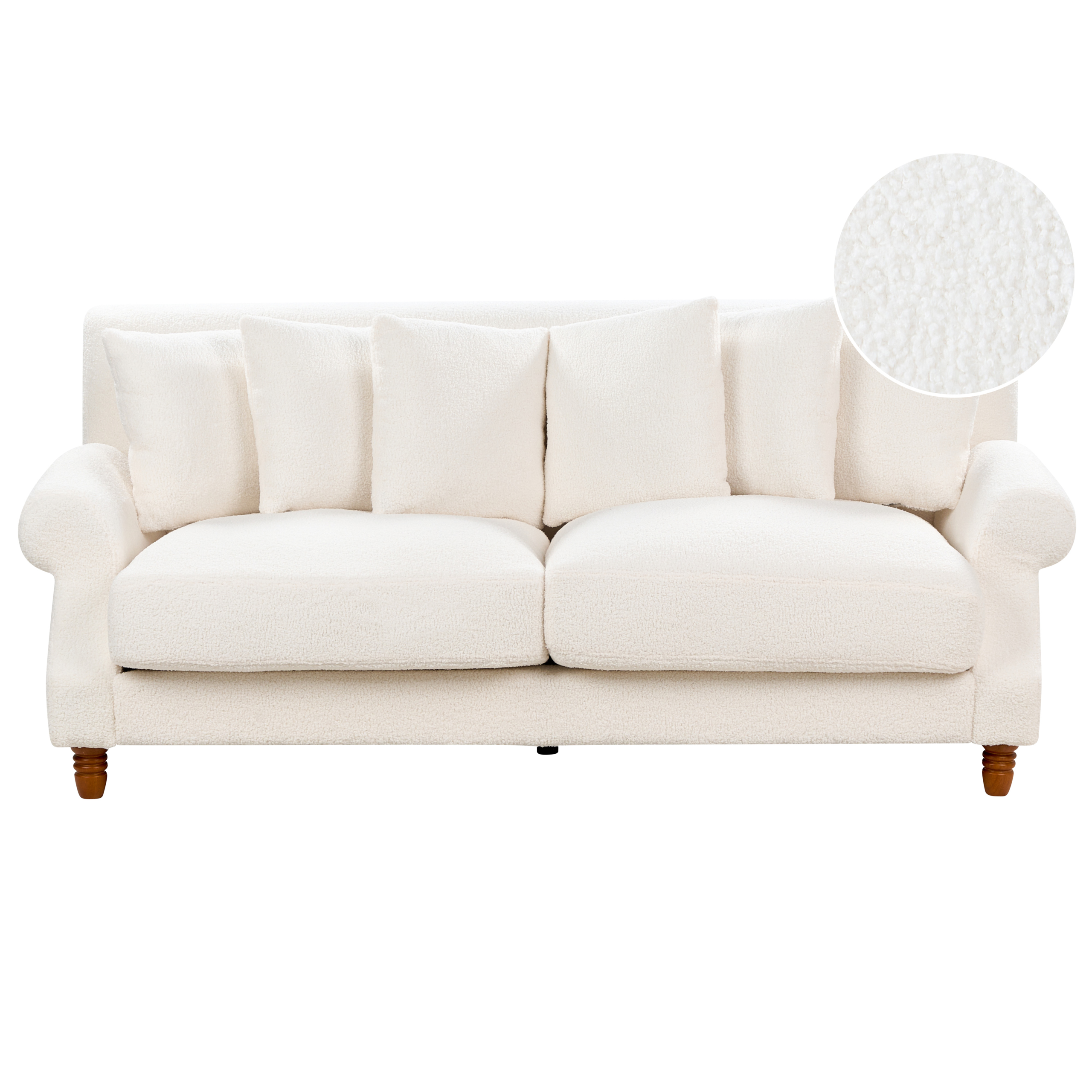 Banc à chaussures avec coussin effet bois blanc | Maisons du Monde