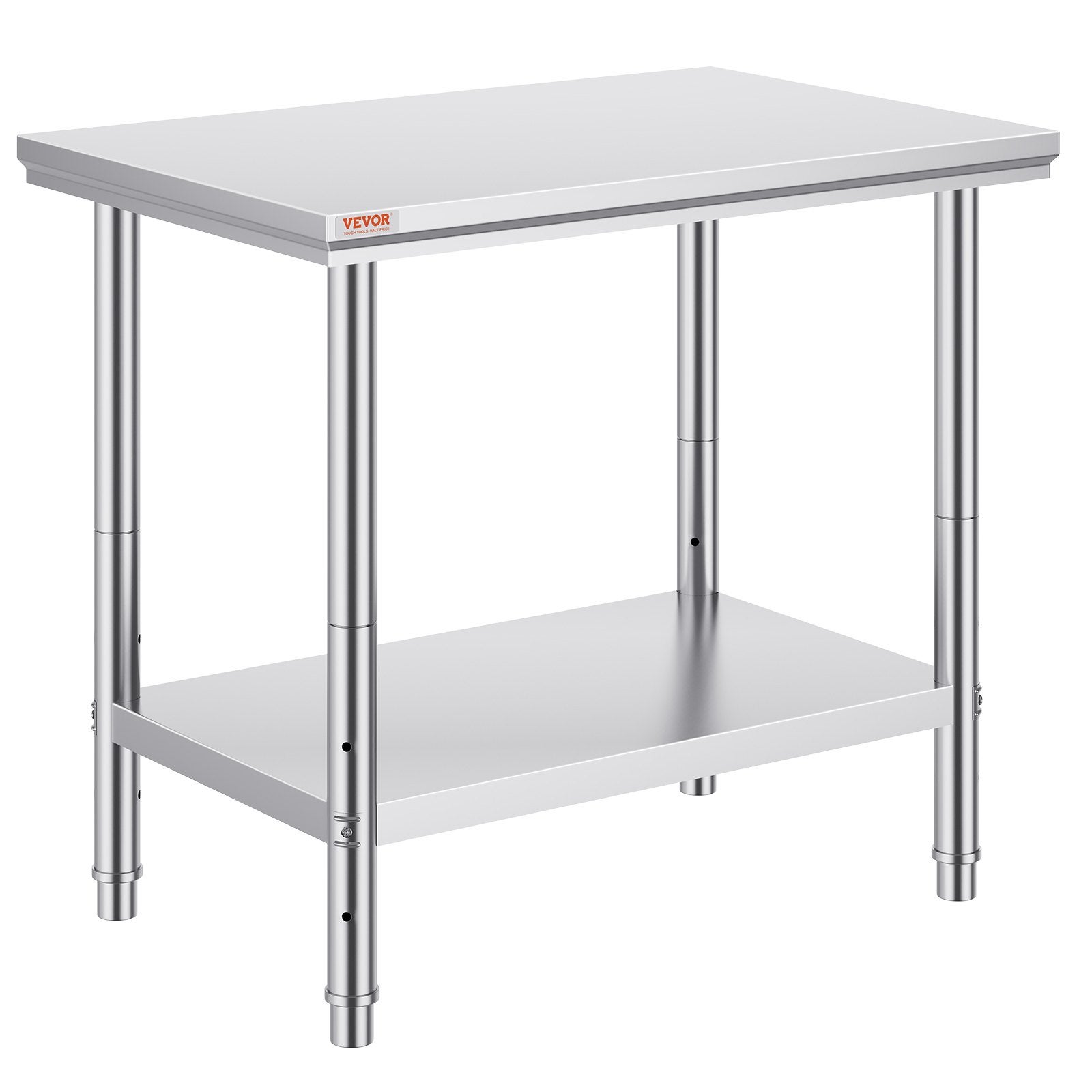 Stół roboczy ze stali nierdzewnej 60x90cm nośność 260kg