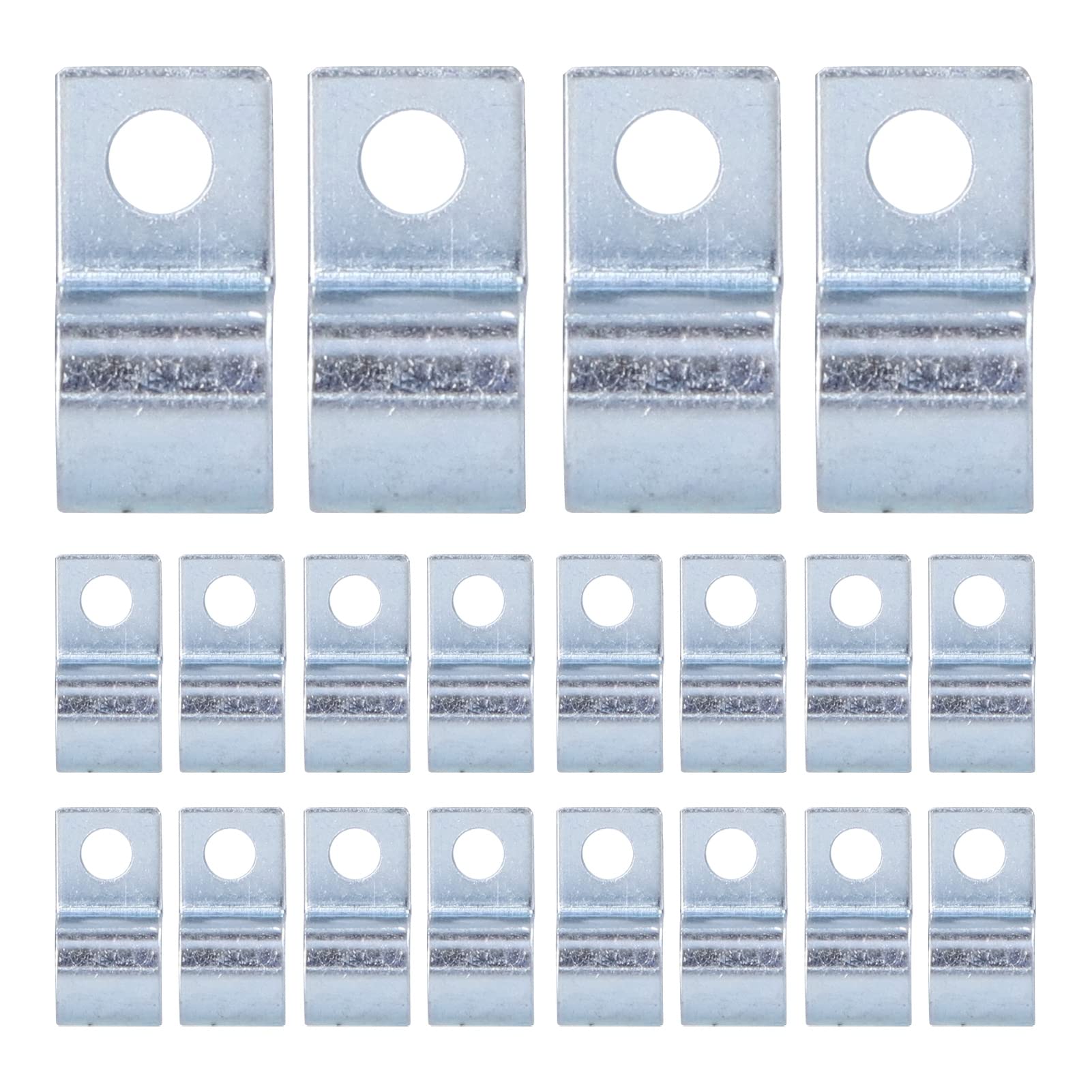 Lot De 20 Colliers De Serrage Monotrou En Acier Inoxydable 304 - Pour Tuyaux De 6mm