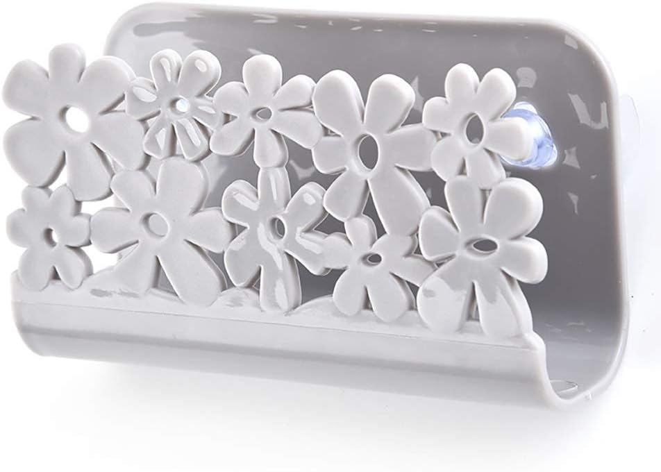 Helweet Porte Éponge Inox, Porte Éponge Évier Cuisine, 4 Pièces Porte