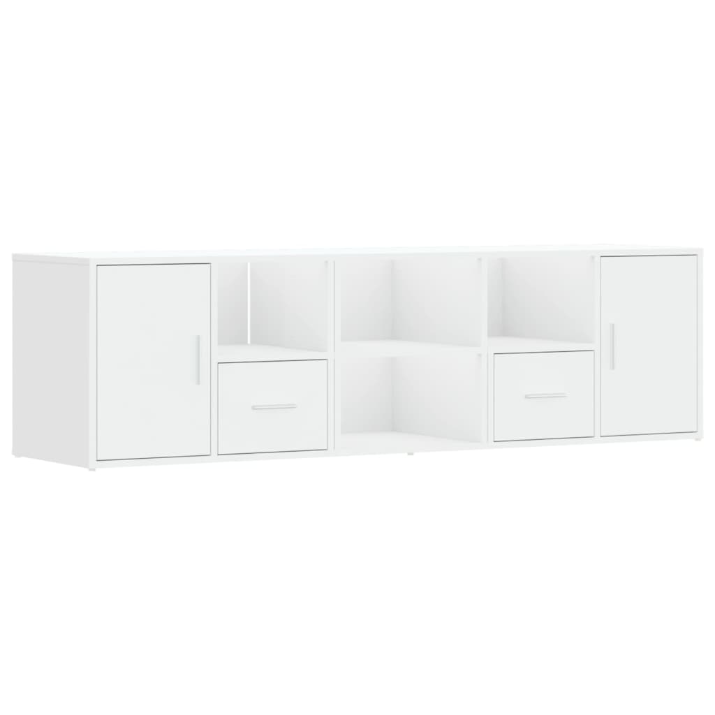 Mueble de almacenaje | mueble de esquina madera de ingeniería blanco 160x40x45 cm cfw801445